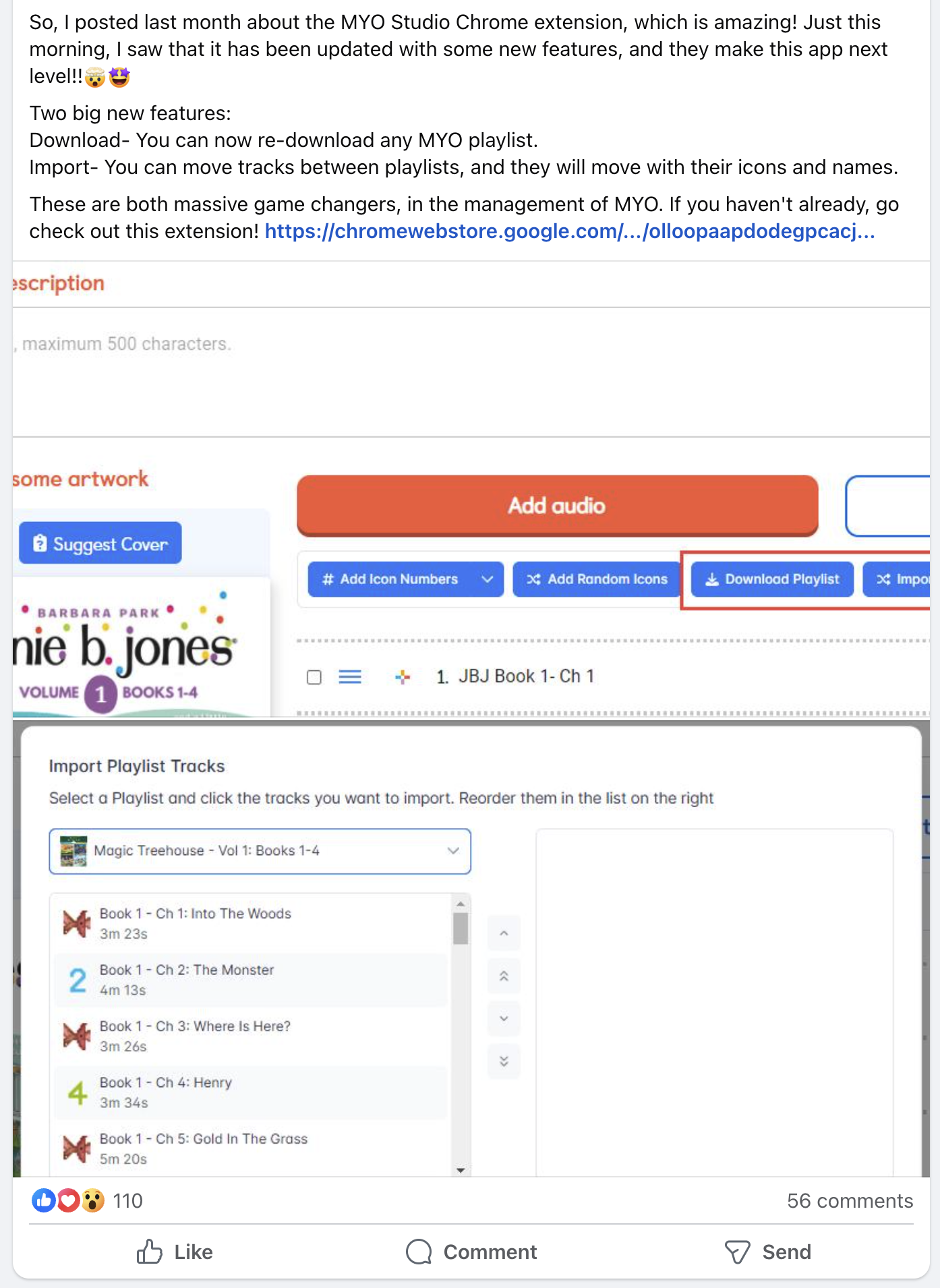 Another parent beats me to announcing the new features!